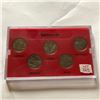Image 1 : 2005 Denver Mint Complete State Quarters Set CA MN OR KS WV in Hard Display