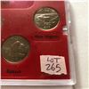 Image 2 : 2005 Denver Mint Complete State Quarters Set CA MN OR KS WV in Hard Display