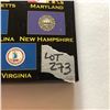 Image 3 : 2000 GOLD EDITION Mint Complete State Quarters Set MA MD SC NH VA in Original Package