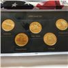 Image 2 : 1999 GOLD EDITION Mint Complete State Quarters Set DE PA NJ GA CT in Original Package