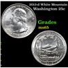 Image 1 : 2013-d White Mountain Washington Quarter 25c Grades GEM Unc