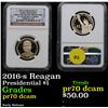 Image 1 : NGC 2016-s Reagan Early Release Presidential Dollar $1 Graded  GEM++ Proof Deep Cameo By NGC