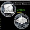 Image 1 : 1987-p Constitution Bicentennial Modern Commem Dollar $1 Grades GEM Unc