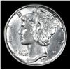 Image 2 : 1943-p Mercury Dime 10c Grades Choice Unc