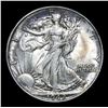 Image 2 : 1942-p Walking Liberty Half Dollar 50c Grades Select+ Unc