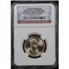 Image 2 : NGC 2009-p William H. Harrison First Day Of Issue Presidential Dollar $1 Graded  GEM By NGC