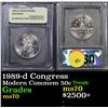 Image 1 : ***Auction Highlight*** 1989-d Congress Modern Commem Half Dollar 50c Graded GEM++ Proof Deep Cameo 