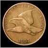 Image 2 : 1857 Flying Eagle Cent 1c Grades vf+