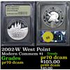 Image 1 : 2002-W West Point Modern Commem Dollar $1 Graded GEM++ Proof Deep Cameo By USCG