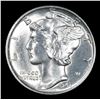 Image 2 : 1941-p Mercury Dime 10c Grades Choice Unc+ FSB