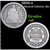 Image 1 : 1856-o Seated Liberty Dime 10c Grades vg, very good