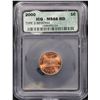 Image 2 : 2000-p Type 2 Reverse Lincoln Cent 1c Graded  GEM+ RD By ICG