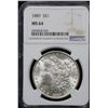 Image 2 : NGC 1889-p Morgan Dollar $1 Graded Choice Unc By NGC