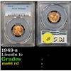 Image 1 : PCGS 1949-s Lincoln Cent 1c Graded  GEM+ RD By PCGS