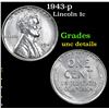 Image 1 : 1943-p Lincoln Cent 1c Grades GEM++ Unc