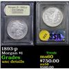 Image 1 : 1893-p Morgan Dollar $1 Graded Unc Details By USCG
