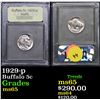 Image 1 : 1929-p Buffalo Nickel 5c Graded GEM Unc By USCG