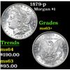 Image 1 : 1879-p Morgan Dollar $1 Grades Select+ Unc