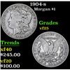 Image 1 : 1904-s Morgan Dollar $1 Grades vf+