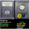Image 1 : ***Auction Highlight*** 1942-p Jefferson Nickel 5c Graded GEM++ 5fs By USCG (fc)