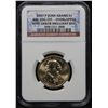 Image 2 : NGC 2007-p John Adams  Mint Error Double Edge Letters Overlapped Presidential Dollar $1 Graded GEM B