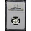 Image 2 : NGC 1943-d Mercury Dime 10c Graded GEM+ FB By NGC