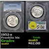 Image 1 : PCGS 1952-s Franklin Half Dollar 50c Graded Select Unc By PCGS