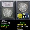 Image 1 : ***Auction Highlight*** 1889-s Morgan Dollar $1 Graded Choice Unc PL By USCG (fc)