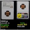 Image 1 : NGC 1960-p Small Date Lincoln Cent 1c Graded  GEM RD By NGC