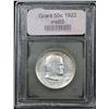 Image 2 : ***Auction Highlight*** 1922 Grant Old Commem Half Dollar 50c Graded GEM Unc By USCG (fc)