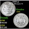 Image 1 : 1891-p Morgan Dollar $1 Grades vf++