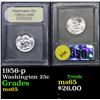 Image 1 : 1956-p Washington Quarter 25c Graded GEM Unc By USCG