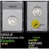 Image 1 : 1932-d Washington Quarter 25c Graded xf45 By VNCG