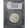 Image 2 : 1936 Bridgeport Old Commem Half Dollar 50c Graded GEM+ Unc By USCG