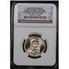 Image 2 : NGC 2008-d John Quincy Adams First Day Of Issue Presidential Dollar $1 Graded  GEM By NGC