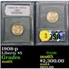 Image 1 : ***Auction Highlight*** 1908-p Gold Liberty Half Eagle $5 Graded GEM Unc By USCG (fc)