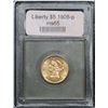 Image 2 : ***Auction Highlight*** 1908-p Gold Liberty Half Eagle $5 Graded GEM Unc By USCG (fc)