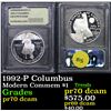 Image 1 : 1992-P Columbus Modern Commem Dollar $1 Graded GEM++ Proof Deep Cameo By USCG