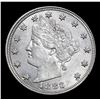 Image 2 : 1883 Shield Nickel 5c Grades Select+ Unc