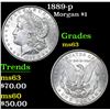 Image 1 : 1889-p Morgan Dollar $1 Grades Select Unc