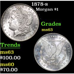 1878-s Morgan Dollar $1 Grades Select Unc