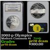 Image 1 : NGC 2002-p Olympics Modern Commem Dollar $1 Graded GEM++ Proof Deep Cameo By NGC