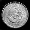 Image 2 : 1954-s Wash/Car Old Commem Half Dollar 50c Grades Select+ Unc