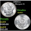 Image 1 : 1904-o Morgan Dollar $1 Grades Choice+ Unc