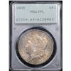 Image 2 : PCGS 1885-p Morgan Dollar $1 Graded Select Unc PL By PCGS
