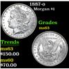 Image 1 : 1887-o Morgan Dollar $1 Grades Select Unc
