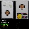 Image 1 : NGC 1947-d Lincoln Cent 1c Graded  GEM RD By NGC