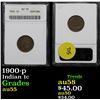 Image 1 : ANACS 1900-p Indian Cent 1c Graded  Choice AU By ANACS
