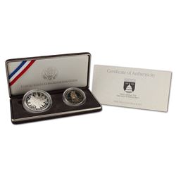 1989 Congrassional Uncirculated Commemorative 2 Coin Set