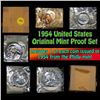 Image 1 : 1954 United States Original Mint Proof Set